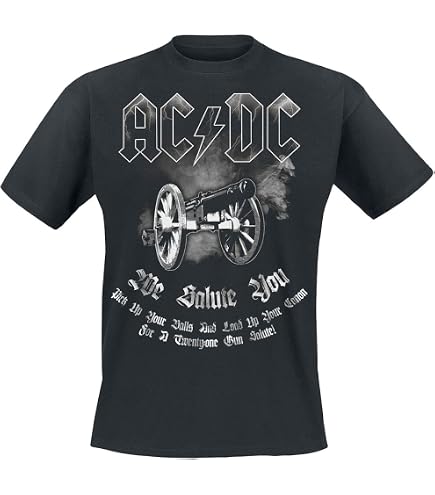 Funko Pop! AC/DC Thunderstruck T-Shirt – Offizielles Merchandise Für Fans, Kurzärmlig, Aus Baumwolle, Für Erwachsene, Perfekt Als Geschenk