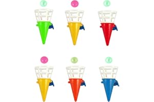 HENBRANDT x6 Coni Mini Click E Cattura La Palla Ottima Idea Borse Feste Di Compleanno Giocattoli Pinata