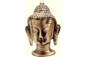 ESPLANADE mosiężny budda – mosiężna metalowa figurka Murti | Tybetański buddyjski statuetka buddyjskiej (medytacja Buddy)