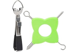 RODIPU Estrattore per Nodi, Elegante Strumento per estrarre i Nodi da Pesca, Pratico per Gli Appassionati di Pesca delle Donne degli Uomini