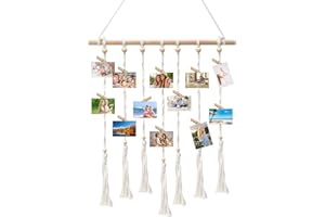 ZMDMAH pele et mele zdjęcie i ściana: drzwi ścienne na zdjęcia, dekoracyjna ramka z 30 drewnianymi klipsami