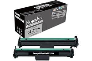 NoahArk Compatible pour 19A CF219A Unités de Tambour pour Laserjet Pro M102 M102a M102w M104 M104a M104w MFP M130 M130a M130fn M130fw M130nw M132 M132a M132fn M132fp M132fw M132nw M132snw (2 Paquets)