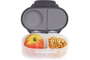‎B.BOX b.box Mini Lunch Box for Children with Compartments, Bento Box, 2 Leak-proof Compartments, Lunch Box for Dishes and Snacks, Space for Whole Fruit, BPA-Free