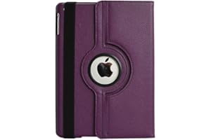 Flyorigin iPad Housse de Protection 9,7 Pouces pour iPad 6 (2018) / iPad 5 (2017) et iPad air 1 / iPad air 2 360 degrés Rotation Intelligente Veille Veille iPad Housse de Protection