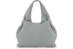 ACUYE Sac fourre-tout en cuir pour femme, sac à bandoulière style années 2000, sac à main avec sangle réglable, en cuir synthétique, sac à bandoulière pour l'automne