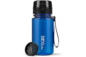 720°DGREE Vattenflaska 350ml, 500ml, 650ml, 1l, 1,5l, 2l Sport "uberBottle" softTouch +Sikta - BPA-fri - Vattenflaska för uni