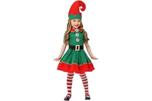 SNAKED CAT Costume da elfo/aiutante di Babbo Natale, per bambini e adulti, costume per feste di Carnevale e di Natale