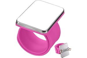 YZMRBDQC Magnetic Wrist Sewing, Portable Arm Pin Cushion Magnetic Pincushion with Silicone Wristband, Holder Bracelet for Sewing Collection Salon Shop Sewing Hairstyling Supplies (Pink)