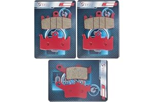S SYUU Front Rear Ceramic Brake Pads Brakes Compatible with CAN AM Spyder RS RS-S RT RT-S ST F3 F3-S F3-T 2013 2014 2015 2016 2017 2018 2019 2020 2021 2022 2023 2024, Replacement Kits, FA630F FA631R