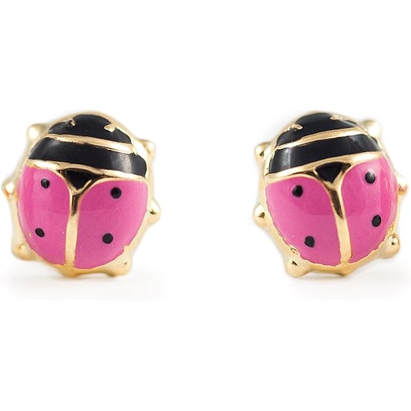 Mondepetit Orecchini A Farfalla Per Bambina In Argento 925 Con Smalto Rosa E Brillante: Rodiati, In Scatola Regalo - copertina