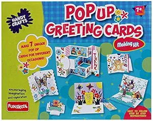 Funskool Handycrafts Pop up Greeting Cards , DIY Greeting Cards , Make Your own 3D Greeting Cards , 7 Years +