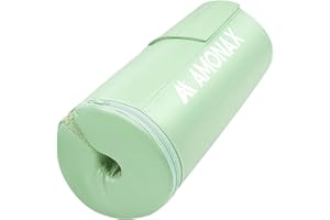 Amonax Hip Thrust Cuscino per Bilanciere, Imbottitura in Schiuma Extra Spessa, Accessori per Palestra Pesanti per Donna E Uomo Allenamento Fitness Bar Pad Cuscino per Spinte Dell'anca