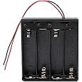 12V 4 x AA Battery Clip Slot Holder Stack Box Case