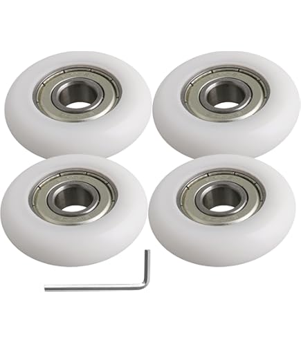 Ruota In Nylon Per Porte Scorrevoli BS60845-14, Rullo Guida Per Cancello In Ferro 8x45x14mm - Foto 11