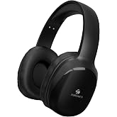 ZEBRONICS Zeb-Thunder Pro Wireless Earbuds with BTv5.0, Up to 21 Hours Playtime, 40mm Drivers with Deep Bass, Wired Mode, USB