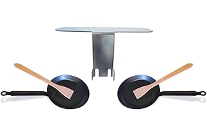 LOUIS TELLIER Bron Coucke REB02 - Kit para sartenes para parrillas, Inox