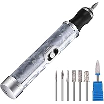 Trapano Per Unghie Elettrico - Kit 5 In 1 Con 15 Punte Per Manicure - Foto 8