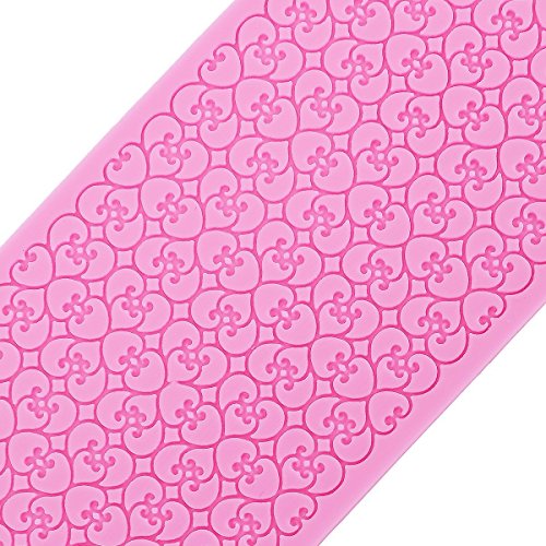 Musuntas Torten Rand Spitze Effekt SILIKON AUSSTECHER Ausstechform Marzipan Fondant Deko für Tortedeko - 2