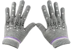 Eastlion - Guantes - para niña gris Talla única