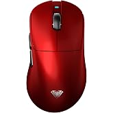 Aula SC900 Max PAW3395 Sens&ouml;r 30000 DPI 8000Hz Kablolu ve Kablosuz Gaming Oyuncu Mouse Kırmızı