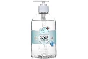 STAR BRITE Safe Hands | Hand Sanitiser Gel | Alcohol Free | 500ml | Antibacterial & Antiviral Non Alcohol Hand Sanitizer | Kills >99.99% of Bacteria & Viruses | Fully Tested & Certified | Contains Moisturisers