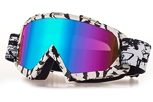KINGBIKE Motocross Brille Mtb Brille Dirt Bike ATV Crossbrille goggle Sicherheit Tactical Riding Motorradbrillen für Herren Damen Jugend Fit ÜBer Brille