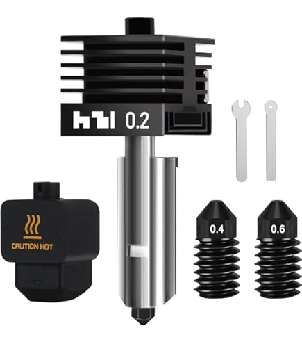 Kit Hotend H2D Bambu Lab - Lot De 2 Avec Buse 0.4mm Acier Trempé - Compatible A1, A1 Mini