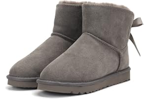 DEBAIJIA Mujer Botas De Nieve Botas De Invierno Nieve Zapatos Cálido Suave Calentar Botas Antideslizantes