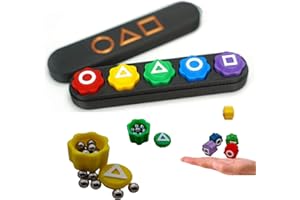 dinblex Gonggi Korean Game,Gonggi Weighted, Gonggi Game, Jack Stone Set, Hand-Eye Coordination Training Toy, Catching Pebble Stones Play Set Korean Traditional Set(1 Set)