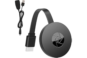 XSYKJGS Dongle HDMI sans 2.4GHz, Miracast HDMI Dongle sans Fil WiFi, 1080P Wireless Display Adapter, Adaptateur D'affichage Fil Compatibles Android/iOS/Window/Mac/Miracast,DLNA, Airplay