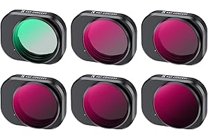 K&F Concept Mini 4 PRO Filtri Kit, Filtro Polarizzatore Circolare CPL, ND4&PL, ND8&PL, ND16&PL, ND32&PL, ND64&PL Compatibile con DJI MINI 4 PRO per 28 Strati Nano Rivestimento