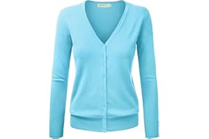 Gothden Women Basic Spring Button Down Cardigan