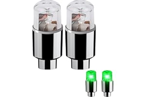 Lecerrot Lumières Roue Voiture,Lumières LED pour valves pneus | Valves pneus Bouchons Tige LED Lumières pneus Valves pneus Bouchons Lampe Détection Intelligente