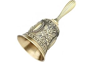 CYZJPRVN Eruinfang HandKlingel, Hand TischKlingel, Resturant Service, WeihnachtsKlingel Metall HandKlingel für Restaurant Hotel Geschäfte Service HandKlingel Training von Haustieren