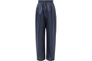 WETPLAY Kids Waterproof Rain Over Trousers Childrens Childs Boys and Girls Rainwear