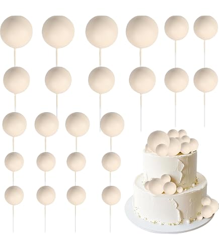 73-teiliges Schaumstoff-Dekoset Für Kuchen – Gold & Schwarz, Inkl. Kugeln & Sterne Für Geburtstag & Hochzeit