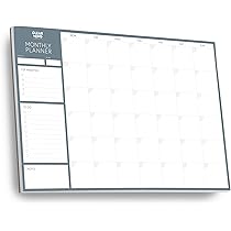 Planner Da Parete Adesivo A3 Riusabile - Calendario Mensile, Lavagna Cancellabile, Con Penne Magnetiche - Foto 10