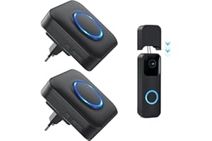 ‎BITIWEND BITIWEND Funksignal Weiterleitung, Speziell für Blink Videotürklingel 1st & 2nd Gen, Funk Erweiterung Set Türklingel Verstärker, Nur für den Fest Verkabelten Modus, Langstrecken-Signalempfang