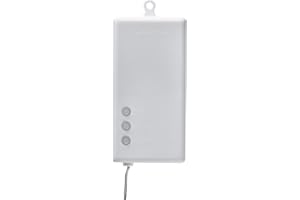 Lights4fun Outdoor White Battery Box Type D with Timer 8 Lighting Functions Essential Range