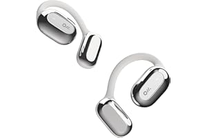 Oladance OWS2 Open Ear Headphones, Wireless Headphones Bluetooth 5.3 with Multipoint Connection, Android & iPhone Compatible, Up to 19 Hours Playtime with Carry Case Space Silver