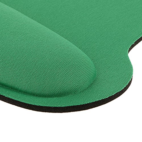 Generic Ergonomisches Design Mausmatte mit Mausunterlage Handauflage aus Gimmi Bequeme – Grün - 3
