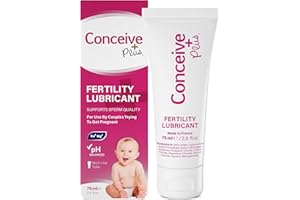 CONCEIVE PLUS Fertility Lubricant for Couples Trying to Conceive | Non Sticky, Non Irritating Water Based Lubrification Gel with Magnesium & Calcium | pH Balanced Conception Personal Lubricant - 75 ml
