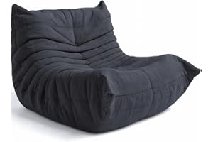 Aiire Puff Salon de Lujo Vintage - Sillón de Diseño Francés en Tejido Premium Antimanchas - Sofa Puf Gigante con Relleno Incluido - Bean Bag Chair XXL Moderno - Diseñado en España