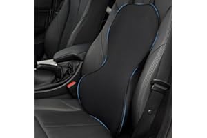 FOUNDCOOL Ergonomisches Lendenwirbelstützkissen, Rückenkissen aus Memory-Schaum für Autositze - Lendenkissen, Rückenstützkissen, Auto Lordosenstütze Kissen für Fahrer