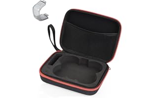 UTEBIT Tasche für DJI Neo Drohne mit Objektivschutz Hülle, Tragbare Tasche für DJI Neo Fly More Combo PU Reisetasche Zubehör für DJI Neo und RC-N3 Fernsteuerung Zubehör (Schwarz)