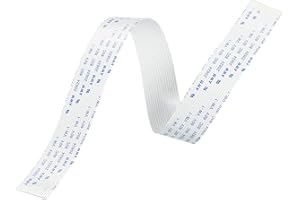 sourcing map Cavo piatto flessibile di prolunga a nastro 16 pin passo 1,0 mm 300 mm per stampante 3D, fai da te, fotocamera, schermo e connettore lettore DVD tipo A confezione da 5