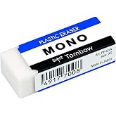 Tombow Mono Eraser, 17X11X43Mm, White