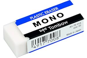 Tombow PE-01A MONO XS - Gomma per cancellare priva di PVC, ftalati e lattice, 11 g