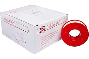 NOBA VERBANDMITTEL 10 x Pflaster Rudaplast Fixierpflaster Rollenpflaster(Größe: 1,25 cm x 5 m)