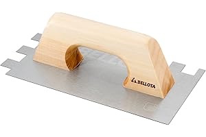 Bellota 5873-20 - Llana para cola con dentado 20x20 mm, mango de madera y Hoja de Acero